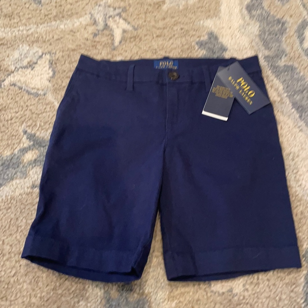 New Ralph Lauren navy shorts with tags
